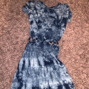 american eagle tye dye dress
